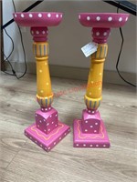 Set of pillar candle holders (small room)