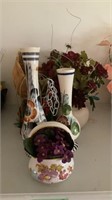 Baskets, Vases, Birdcage, Fake Flowers
