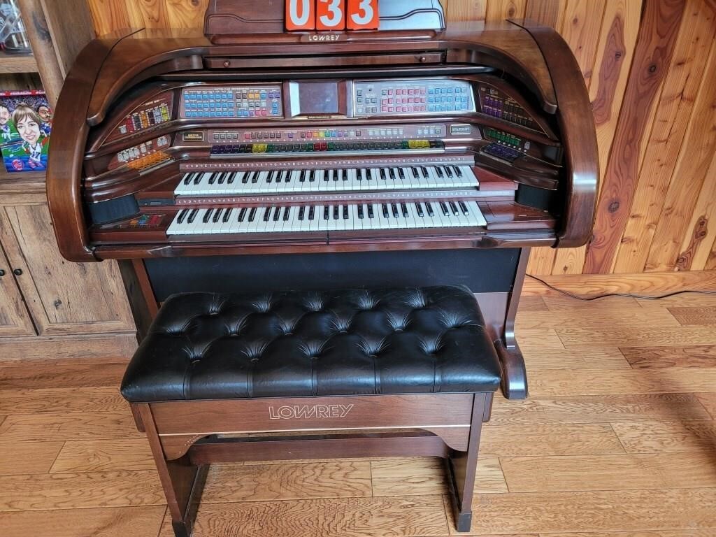 Electric Organ Lowery touch screen