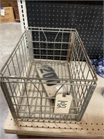 Borden Metal Milk Crate w/Wood Boards