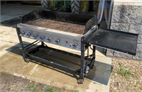 52" gas grill, fair condition