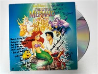 Autograph COA Little Mermaid Laser Disc