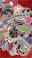 50 large stickers, cute chill vibes, new