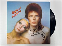 Autograph COA Bowie Pinups Vinyl