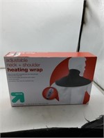 Up and up neck and shoulder heating wrap