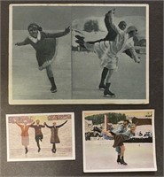 FIGURE SKATING: 10 x Antique Tobacco Cards