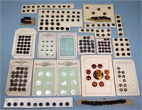 (21) Cards of Victorian Button Sets
