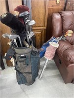 Golf club bags w/ clubs