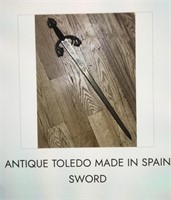 177 - ANTIQUE TOLEDO SWORD (SPAIN) (CC1)