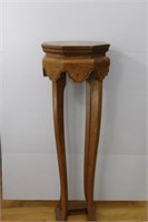 Wood Lamp Stand 12" Diameter x 41" High
