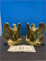 Brass eagle bookends