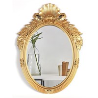 Mirrorize 26 x 35 Antique Gold Mirror for Living R