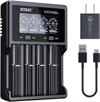 XTAR VC4SL Battery Charger,Included QC3.0 Adapter