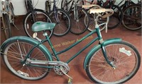 Green Ladies, Western Flyer Galaxy Flyer Bicycle