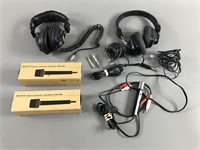 Electronics Lot w/ Sony Condenser Microphones
