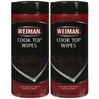 Weiman Cook Top Wipes  30 Wipes  2 Pack