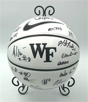 Wake Forest Autogaphed Basketball