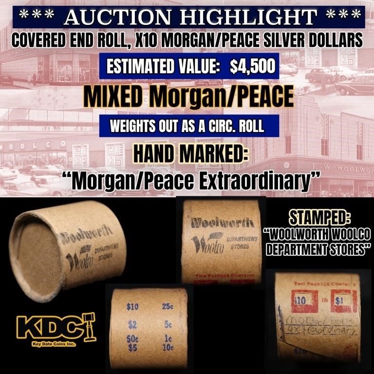 *EXCLUSIVE* x10 Morgan Covered End Roll! Marked "M