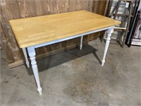 Solid Wood Farm House Table, 48x30x29"T