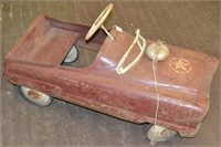 Original Vin Fire Chief Pedal Car With Star Hood