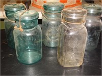 Wire bail canning jars
