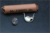 Vintage Sterling Silver Pins