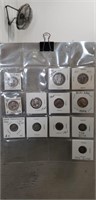 (12) Assorted Silver Coins