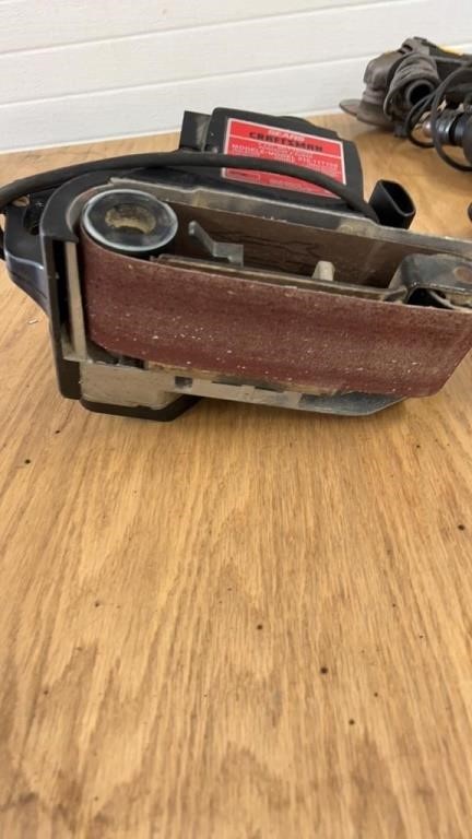 Craftsman 3x22” Belt sander & belts