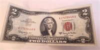 1963 A Two Dollar Red Bill