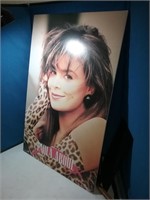 Paula Abdul poster on foam board