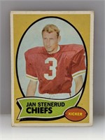 1970 Topps Football Jan Stenerud Rookie Card #25