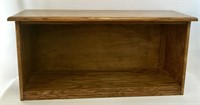 Oak Bench / Bookcase