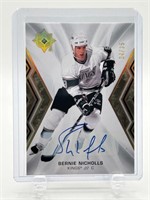 Bernie Nicholls /35 Autographed Hockey Card