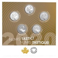 2020 25c Numis-Tastic! 5-Coin Set