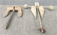 (2) Vintage Boat Anchors