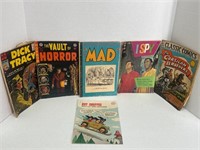 Mad,  Dick Tracy , I Spy,  Vault of Horror