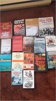 16 assorted books - war related