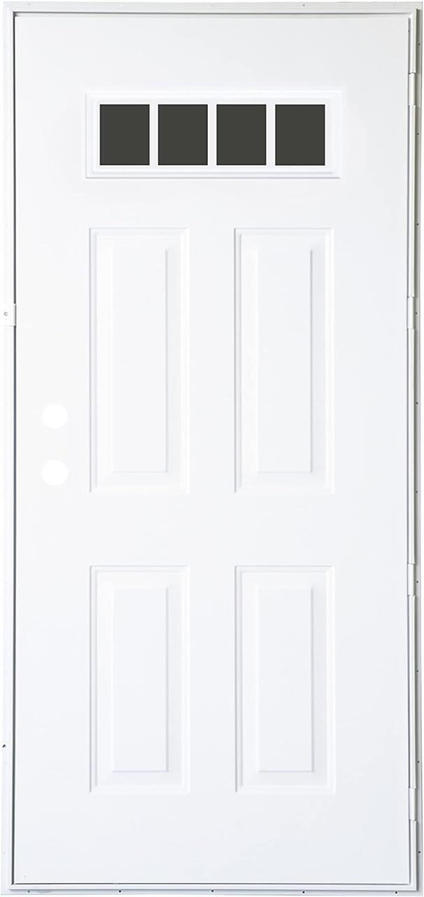 Lippert 4-Lite 5500 Series RH Steel Door  White