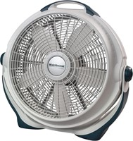 Lasko Wind Machine Fan  20  3 Speeds  White
