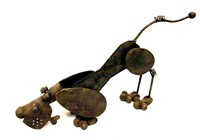 Iron Robot Dog Sculpture
