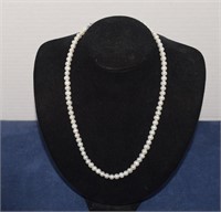 Stauer Freshwater Pearl Necklace w/ Sterling