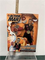 1996 Action Man Power Arm Ninja 12" Figure NIB