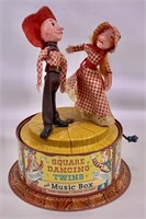 Square dancing twins music box by Mattel,