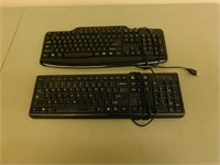 2 Computer keyboards