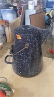 Large  volrath Granite ware coffee pot