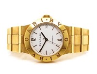 Bvlgari 18ct gold automatic watch