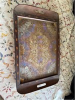 Serving Tray with butterfly design