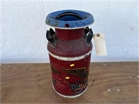 Vtg. Painted Milk Can