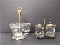Silver Plated and Glass Kitchen Ware