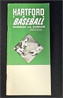 1957 Hartford Baseball Handbook & Schedules